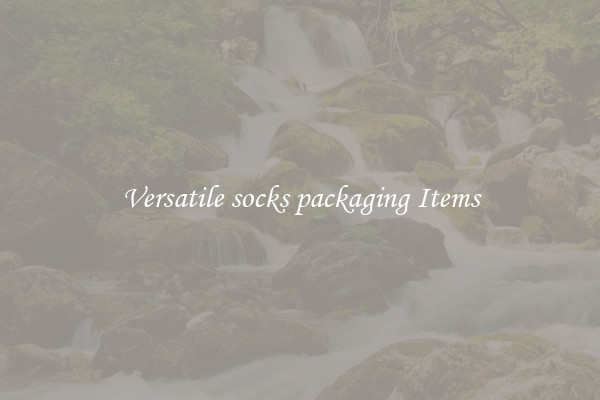 Versatile socks packaging Items