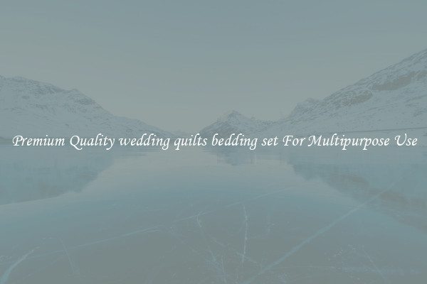 Premium Quality wedding quilts bedding set For Multipurpose Use