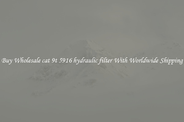  Buy Wholesale cat 9t 5916 hydraulic filter With Worldwide Shipping 