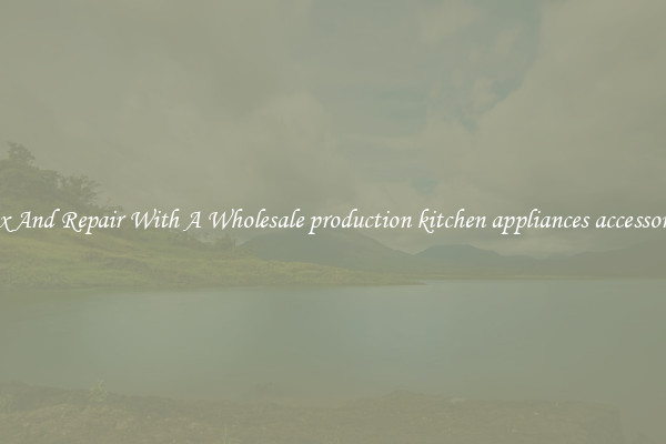 Fix And Repair With A Wholesale production kitchen appliances accessories