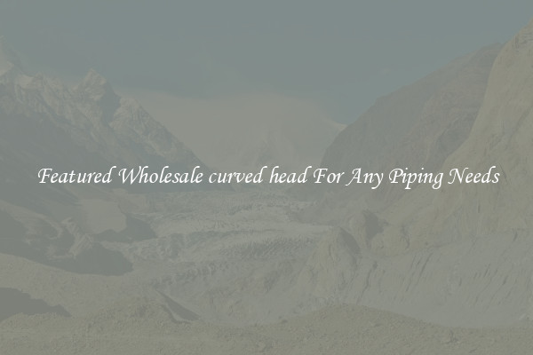 Featured Wholesale curved head For Any Piping Needs